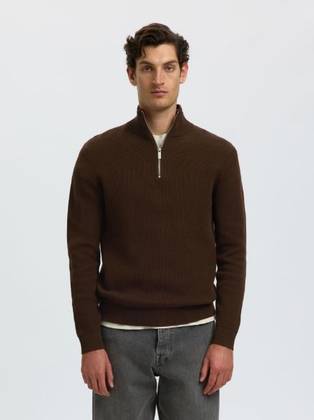Bilde av SLMDane LS Knit Structure Half Zip Noos