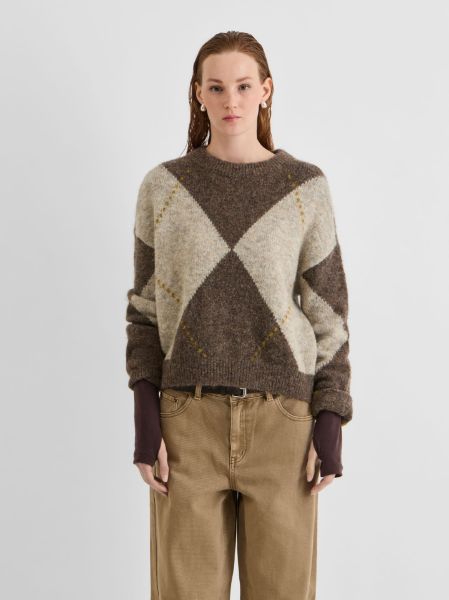 Bilde av ROUARGYLE L/S O-NECK KNIT