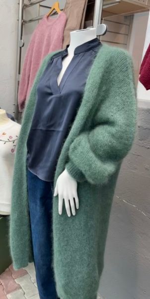 Bilde av Lova mohair cardigan lang