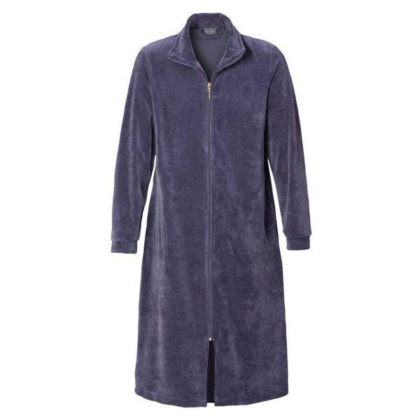 Bilde av Velour Zip Robe