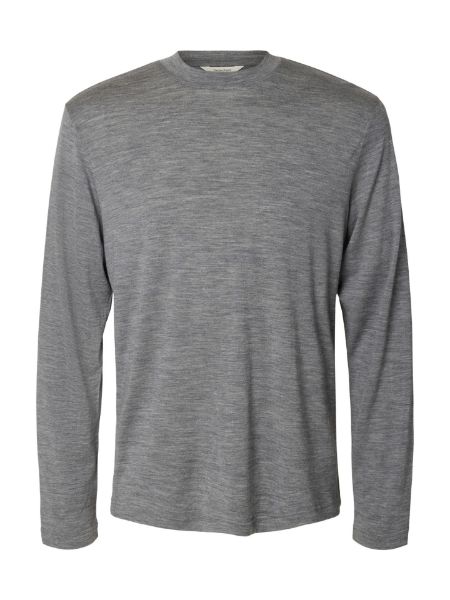 Bilde av SLMTommy Wool LS O-Neck Tee