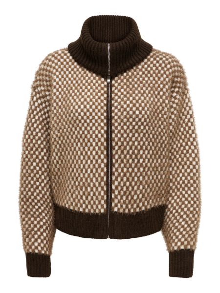Bilde av ONLHAYLO LS ZIP COLLAR KNIT JACKET