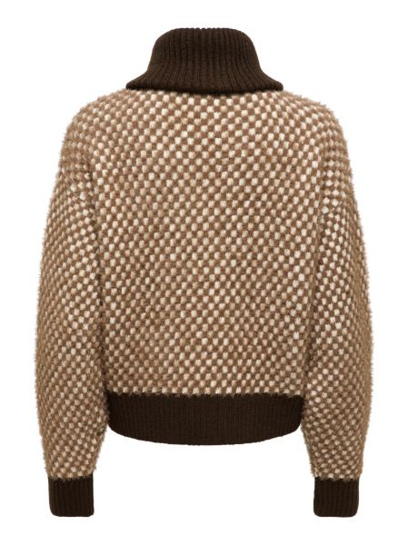 Bilde av ONLHAYLO LS ZIP COLLAR KNIT JACKET